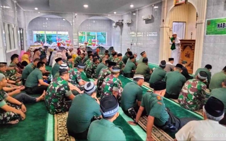 Peringatan Maulid Nabi Muhammad SAW di Kodim 14108/Mks