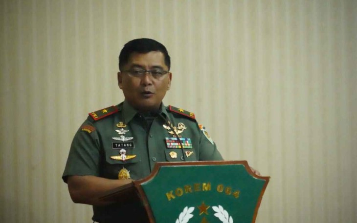 Danrem 064/MY Brigjen TNI Tatang Subarna