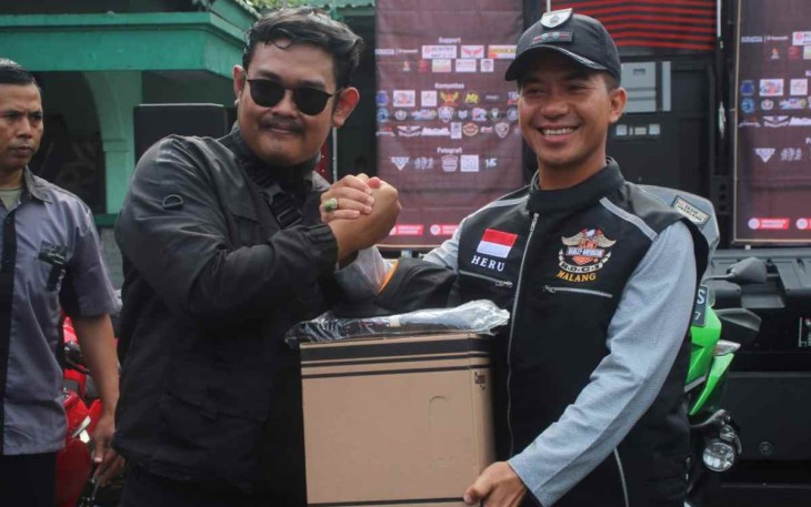 Dandim 0833/Kota Malang saat komsos bersama komunitas motor 