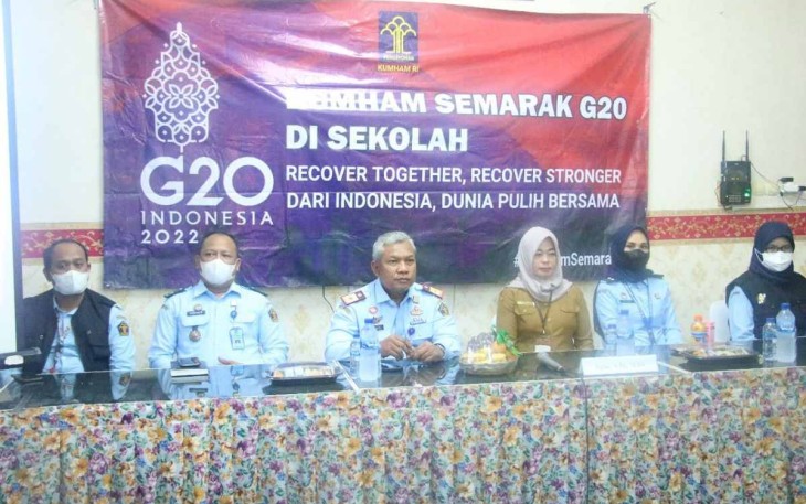 Kemenkumham Banten Mengajar di SDN Serang 2