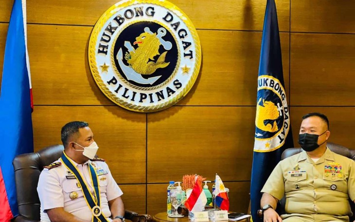 Silaturahmi bersama Comannder Offshore Combat Force Philipine Navy
