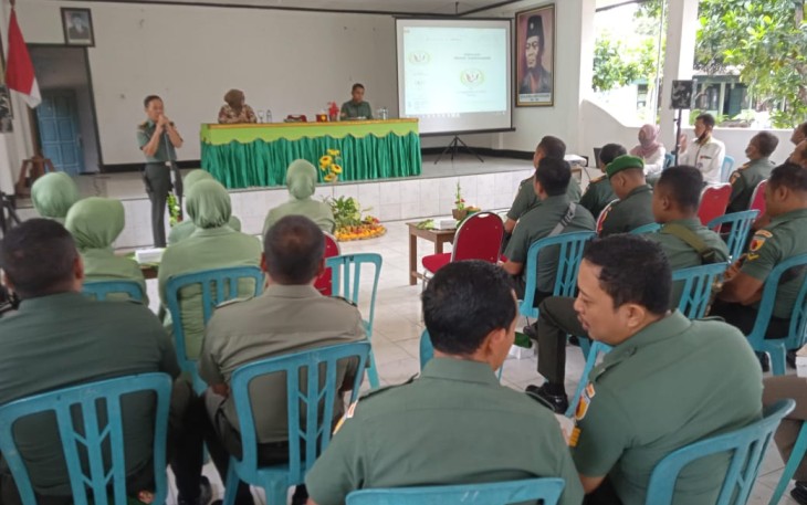 Sosialisasi kesehatan di Kodim 0801/Pacitan 