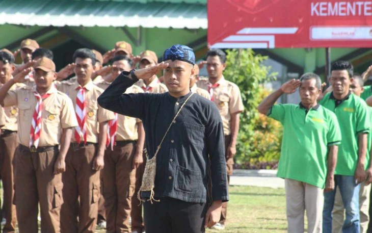 Upacara bendera Hari Sumpah Pemuda Ke-94 di Lapas Cilegon 