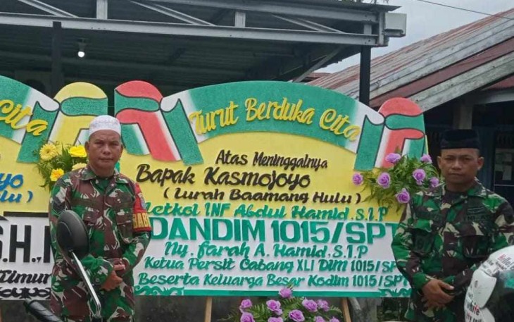 Takziah satgas TMMD Kodim 1015/Sampit