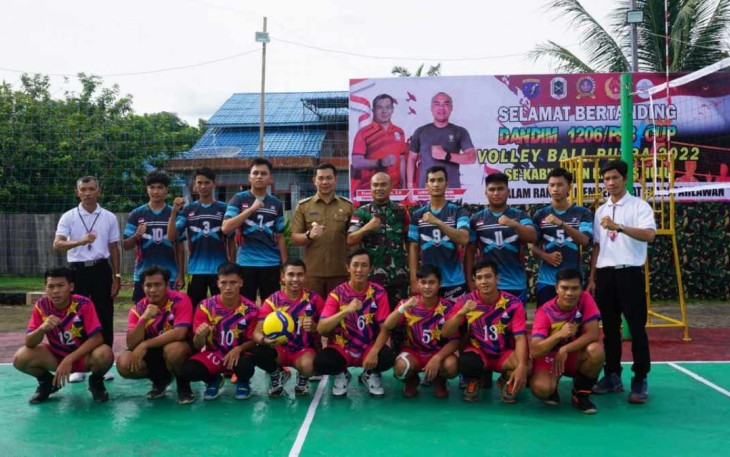 Turnamen Bola Volly Dandim Cup Kodim 1206/Psb