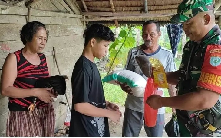 Babinsa peduli kesulitan warga binaannya