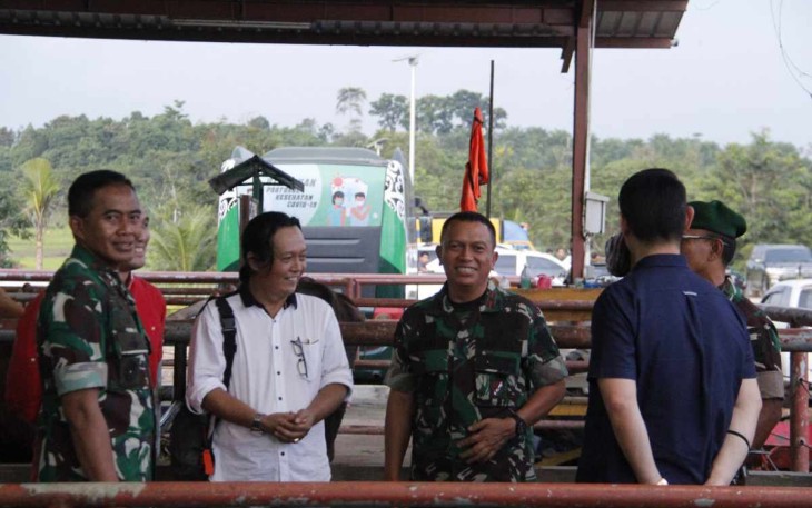 Serah terima rencana pakai lahan oleh Kodim 0906/Kkr