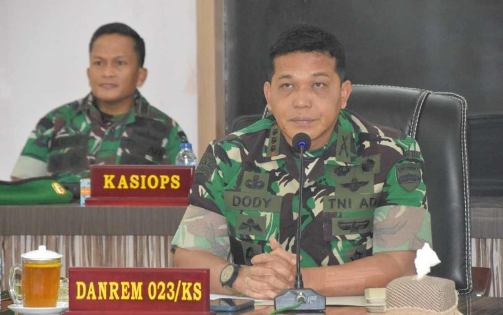 Danrem 023 KS Kolonel Inf Dodi Triwinarto