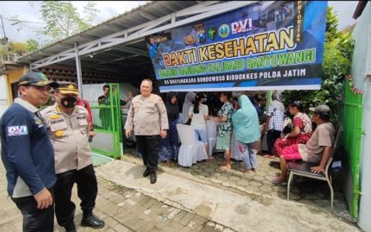 Posko Kesehatan Biddokkes Polda Jatim di Banyuwangi 