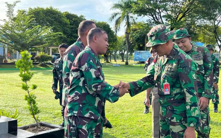 Pelepasan Kadispers Lanud Maimun Saleh