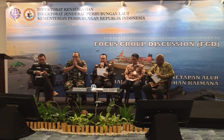 FGD Alur Pelayaran Masuk Pelabuhan Kaimana