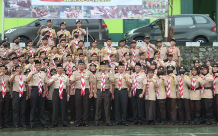  Saka Wira Kartika gelar perkemahan di barak latihan TNI AD Bantir Jateng