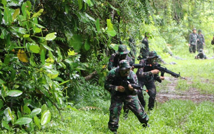 Latihan Hanlan personel Lanud Sutan Sjahrir 