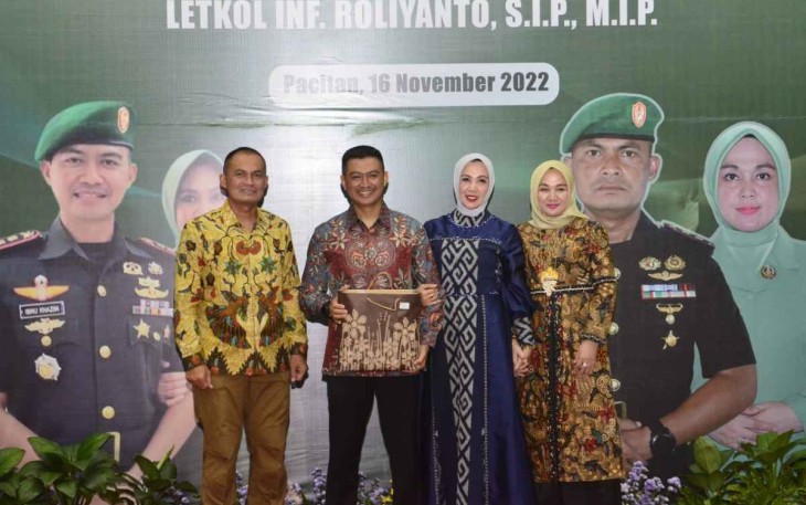 Malam pisah sambut Dandim Pacitan 