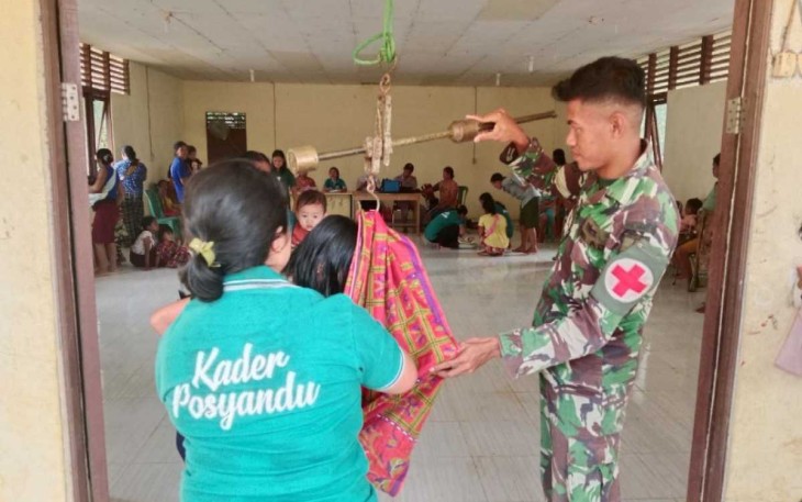 Posyandu Ibu dan Anak di Perbatasan 