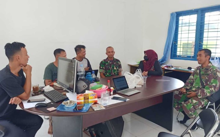 Komsos bersama Staf PLKB