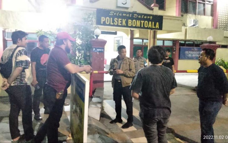 Sidak malam tim penilai Harkamtibmas Polrestabes Makassar 