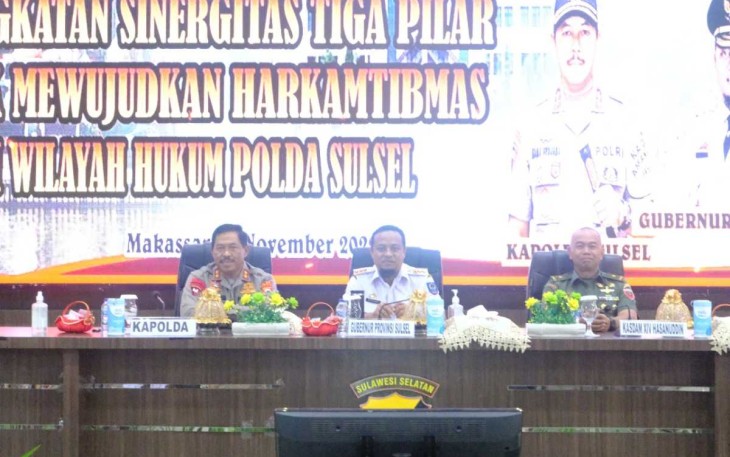 Pembinaan Tradisi Tiga Pilar Polda Sulsel