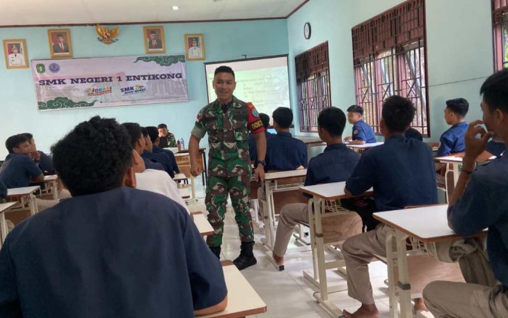 Sosialisasi bahaya narkoba pelajar di perbatasan 