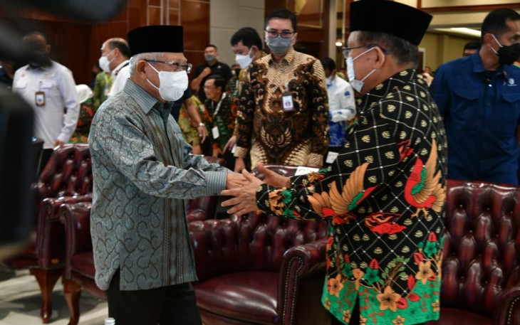 Wapres RI KH Ma'ruf Amin saat Munas KAHMI Ke-XI di Palu