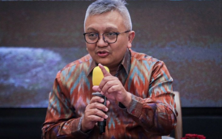 Deputi Bidang UKM KemenkopUKM Hanung Harimba Rahman saat Business Matching UKM di Jakarta 