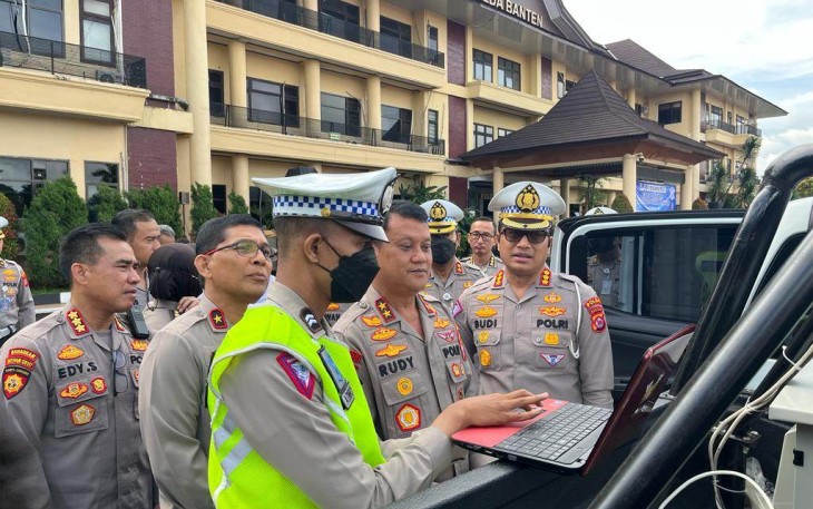 ETLE Portable Ditlantas Polda Banten 