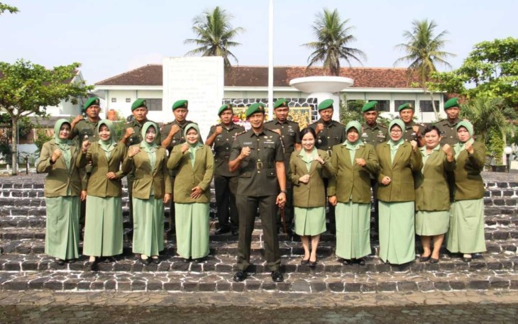 Ziarah rombongan hari Juang TNI AD Kodim Trenggalek 
