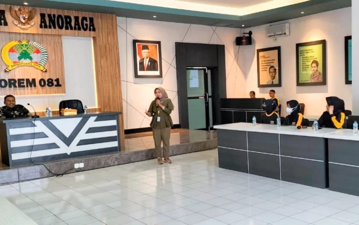 Pelatihan Voice Over Personel Penrem 081/DSJ