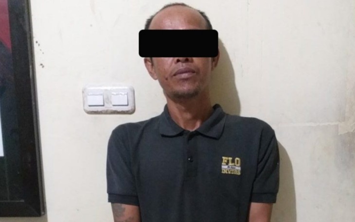 Tersangka penyalahgunaan narkoba jenis sabu berinisial RS ( 42 ) warga Kecamatan Kedurang Ilir, Kabupaten Bengkulu Selatan
