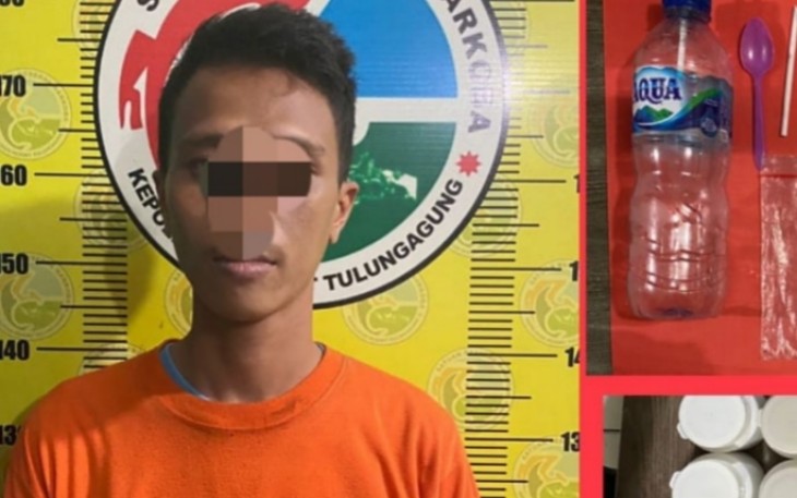 SPP Pelaku pengedar sabu dan pil double L, asal Desa Ngebong Tulungagung