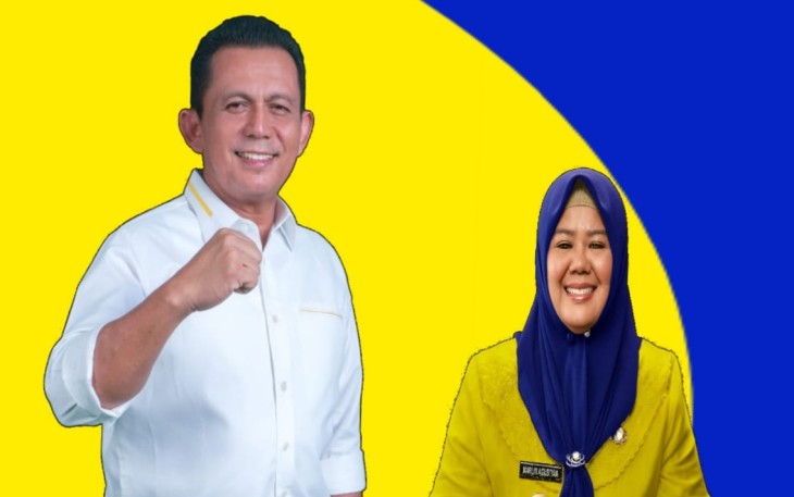 Gubernur Kepulauan Riau, H. Ansar Ahmad, S.E,.M.M dan Wakil Gubernur, Hj. Marlin Agustina