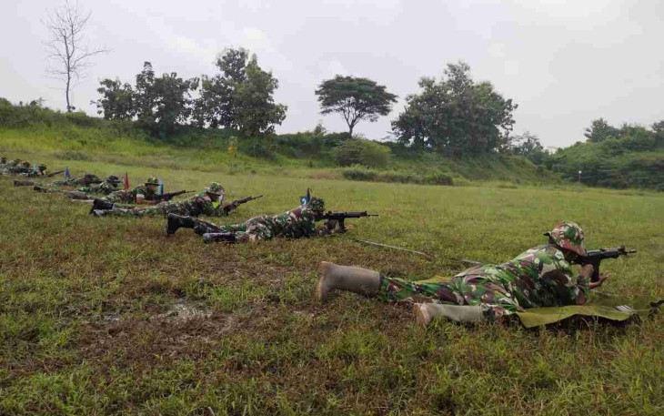 Asah Kemampuan Prajurit, Kodim 0718/Pati Gelar Latihan Menembak