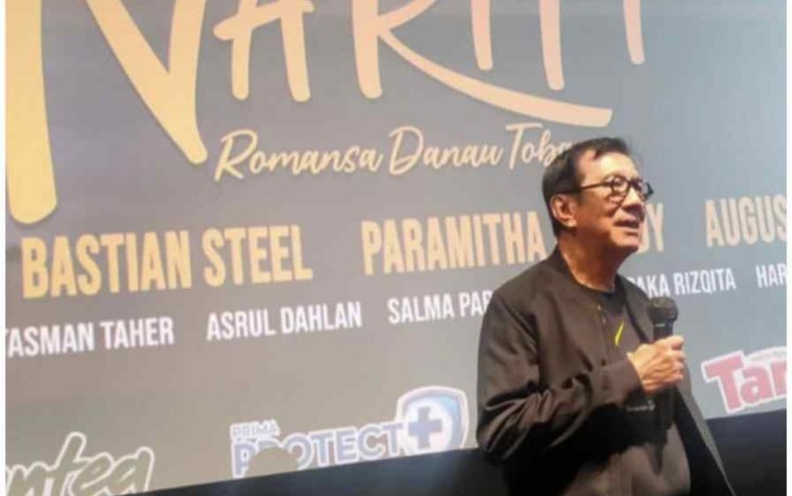 Menkumham Yasonna Laoly saat launching film Nariti 