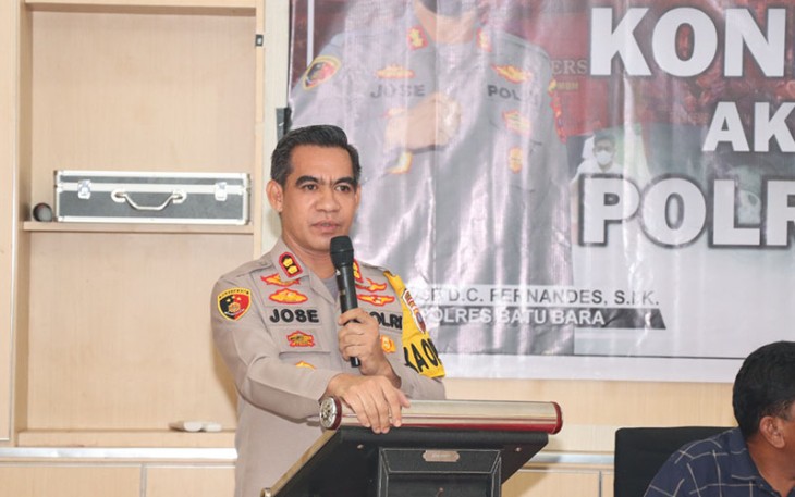 Kapolres Batu Bara AKBP Jose DC Fernandes S.I.K 