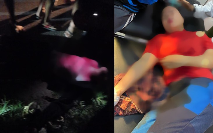 pasca kejadian korban dan pelaku bersimbah darah 
