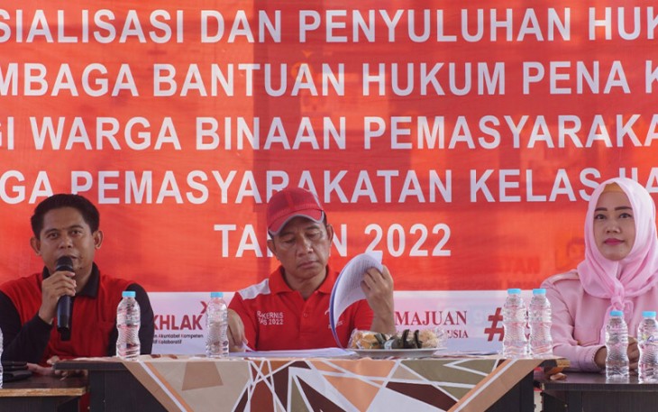 Lapas Cilegon saat Gelar Penyuluhan Hukum
