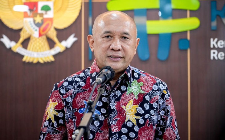 Menteri Koperasi dan UKM (MenKopUKM) Teten Masduki dalam konferensi pers yang di gelar di Jakarta, Senin (28/11/2022).