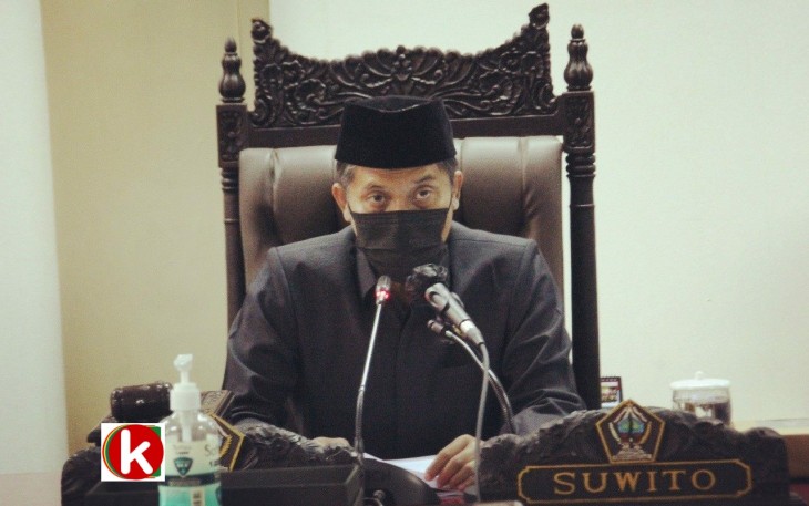 Ketua DPRD Kabupaten Blitar Suwito Saren Satoto (foto : dok. Faisal NR / Klikwarta.com)