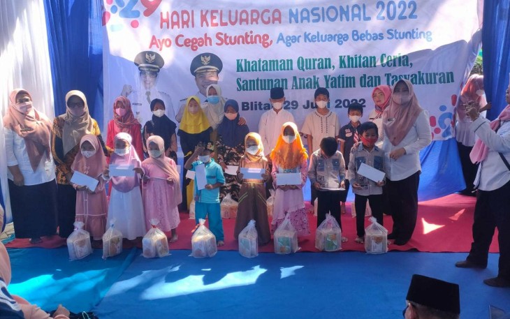 Acara Peringatan Harganas ke 29 Di DPPKBP3A Kabupaten Blitar Tahun 2022
