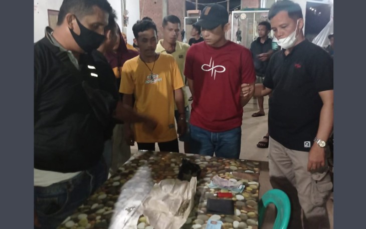 Pasca penggeledahan, polisi temukan barang bukti dari pelaku
