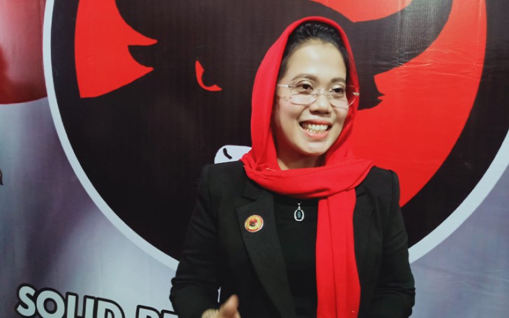 Sekretaris DPD PDI Perjuangan Jatim Sri Untari.