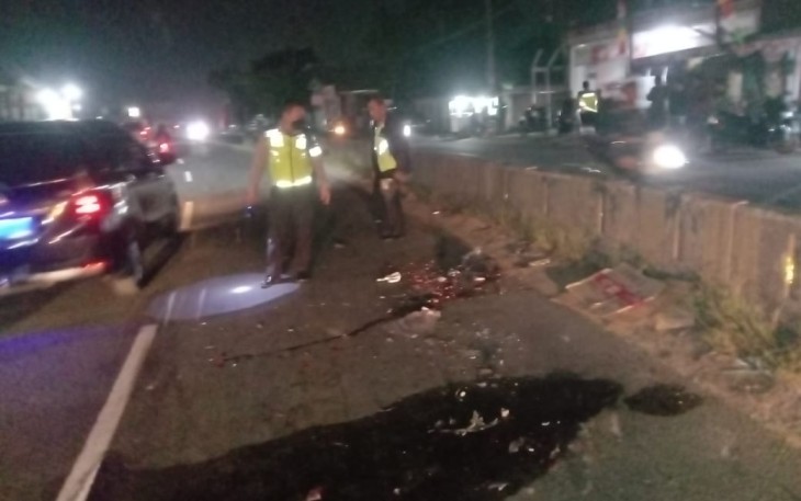 Polisi saat Olah TKP usai evakusi korban