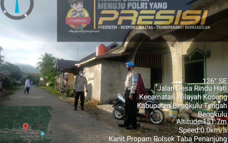 Polisi saat Beri Pengamanan