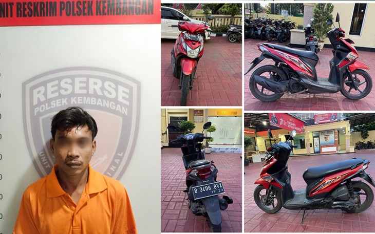 Tersangka saat diamankan