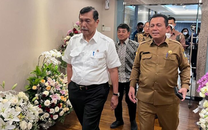 Gubernur Ansar saat Temui Luhut Binsar
