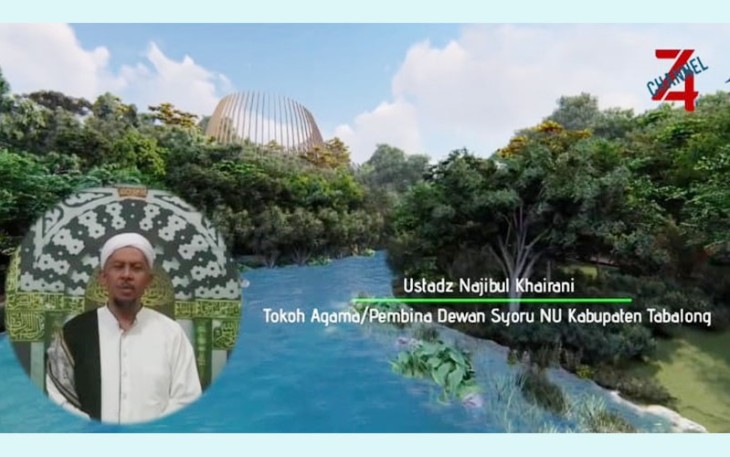 Pembina Dewan Syuro NU/Pengasuh Ponpes Tahfidz Umul Quran Mabu’un Kabupaten Tabalong, Kalimantan Selatan, H. Najibul Khairani, di Jakarta, Selasa (15/11/2022). 
