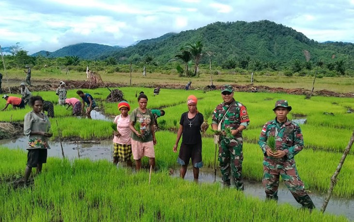 Foto : Satgas Pamtas Yonif 126/KC