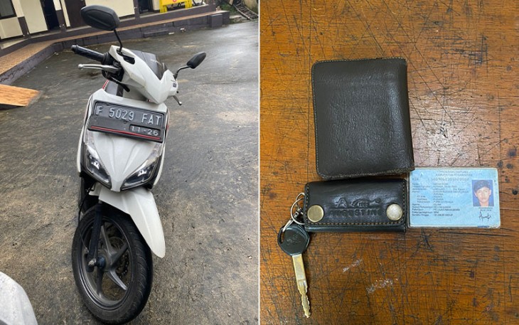 Barang Bukti saat diamankan