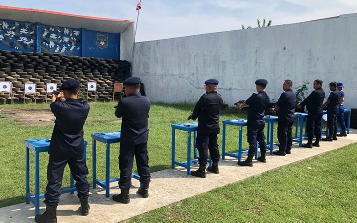 Kemenhub Tingkatkan Keterampilan Menembak Awak Kapal Negara