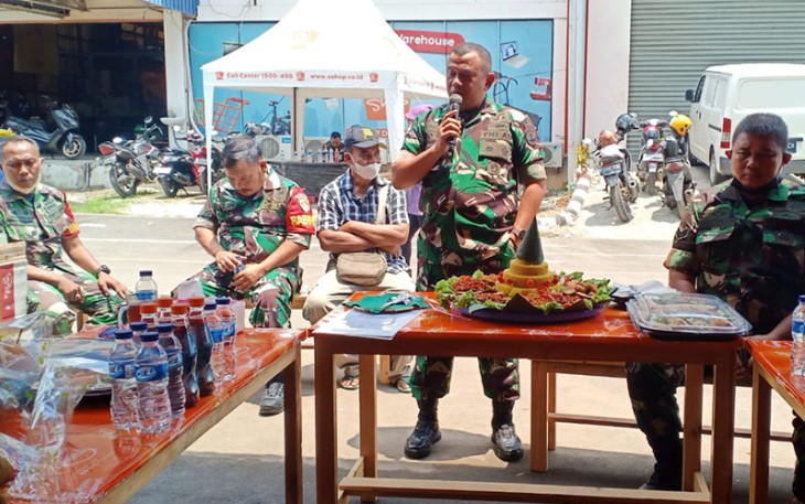 Dandim 0505/JT saat Resmikan Kuliner UMKM